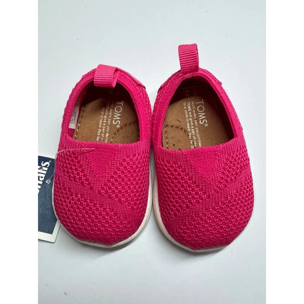 Toms pink knit